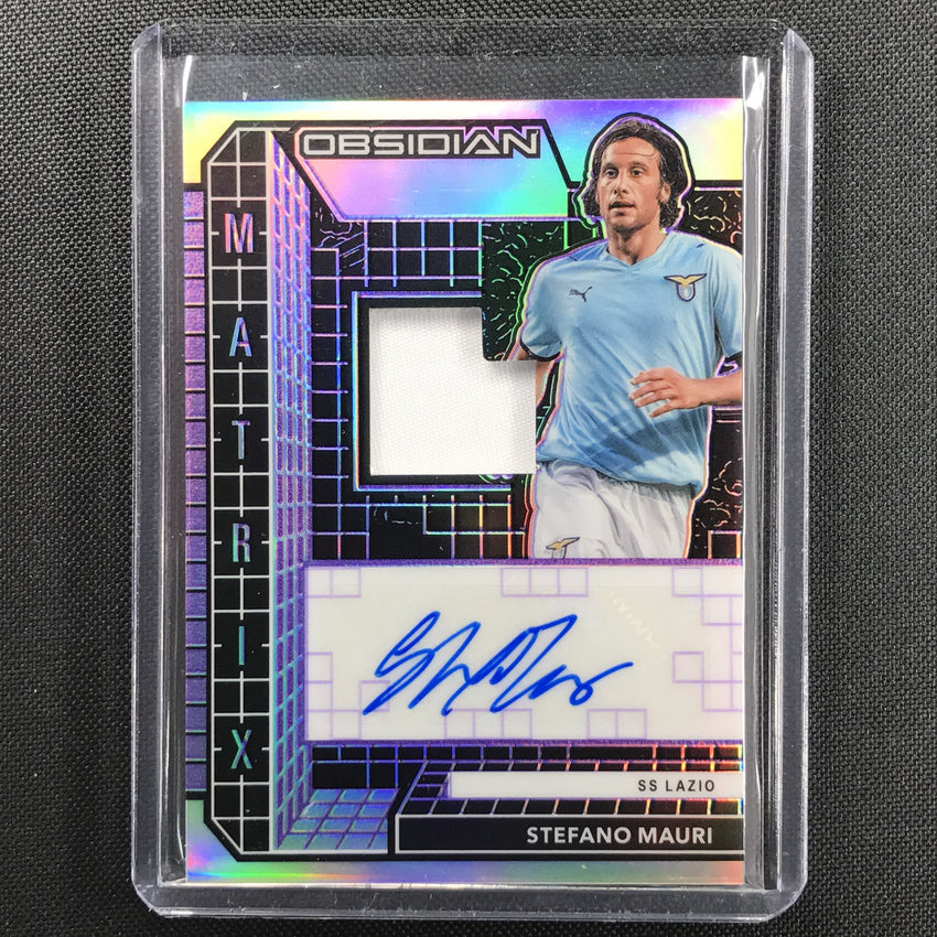 2020-21 Obsidian STEFANO MAURI Matrix Jersey Auto Purple 21/75