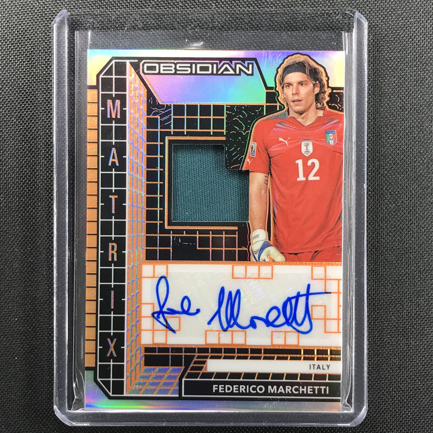 2020-21 Obsidian FEDERICO MARCHETTI Matrix Jersey Auto Orange 6/50
