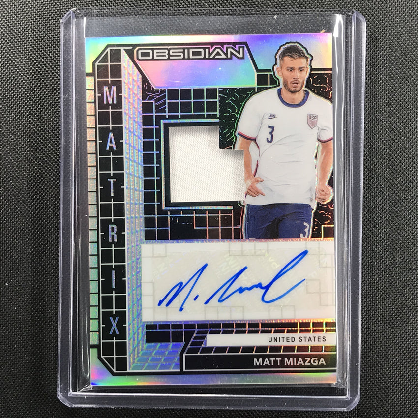 2020-21 Obsidian MATT MIAZGA Matrix Jersey Auto 128/145