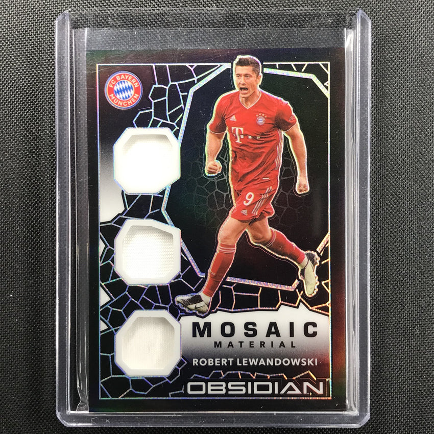 2020-21 Obsidian ROBERT LEWANDOWSKI Mosaic Material Triple Jersey 91/149