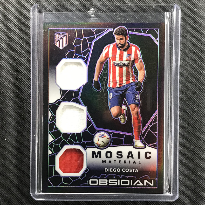 2020-21 Obsidian DIEGO COSTA Mosaic Material Triple Jersey Purple 37/75