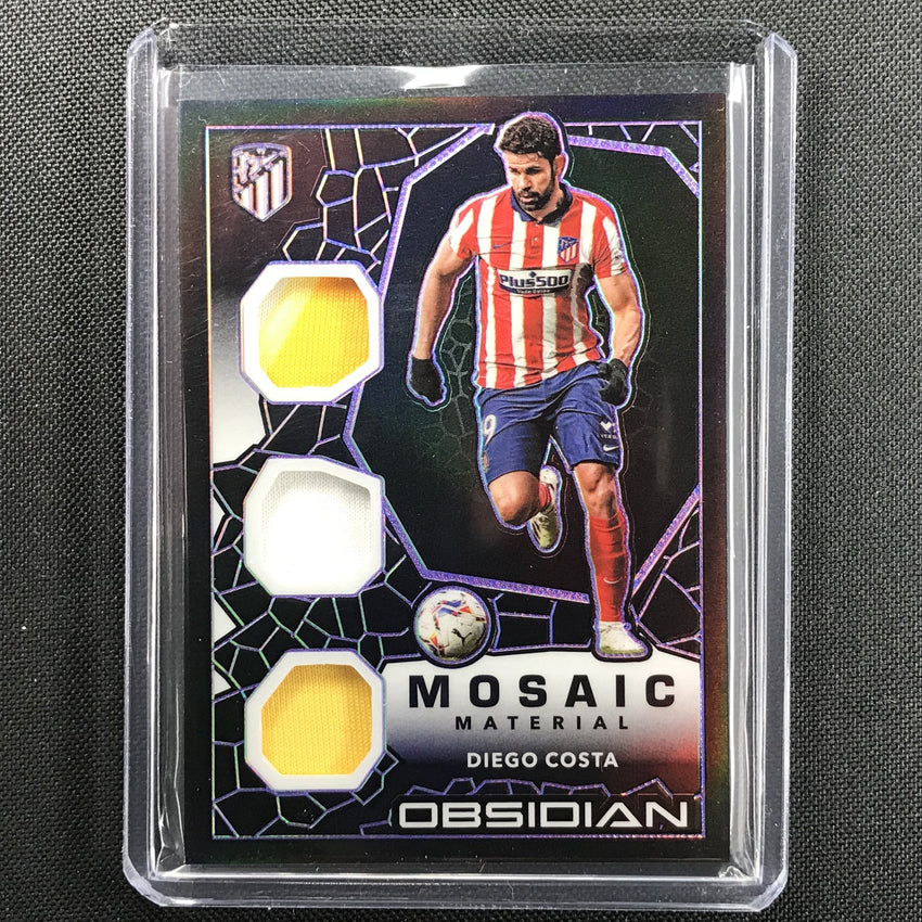 2020-21 Obsidian DIEGO COSTA Mosaic Material Triple Jersey Purple 65/75