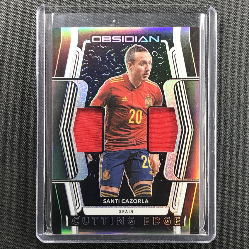 2020-21 Obsidian SANTI CAZORLA Cutting Edge Dual Jersey 13/40