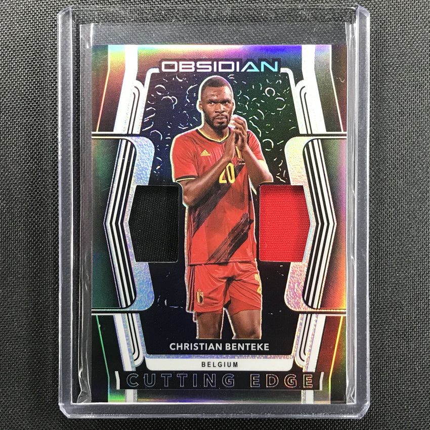 2020-21 Obsidian CHRISTIAN BENTEKE Cutting Edge Dual Jersey 14/149