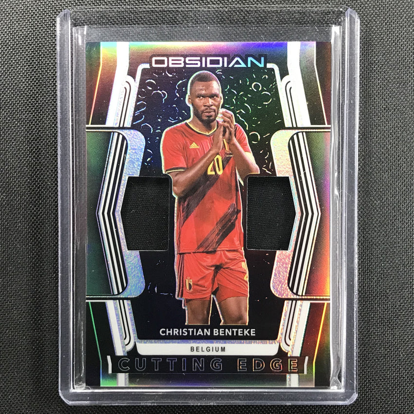 2020-21 Obsidian CHRISTIAN BENTEKE Cutting Edge Dual Jersey 138/149