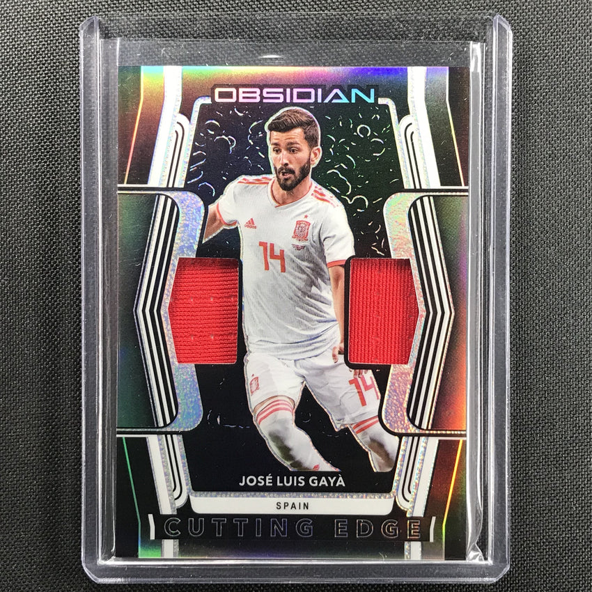 2020-21 Obsidian JOSE LUIS GAYA Cutting Edge Dual Jersey 101/149