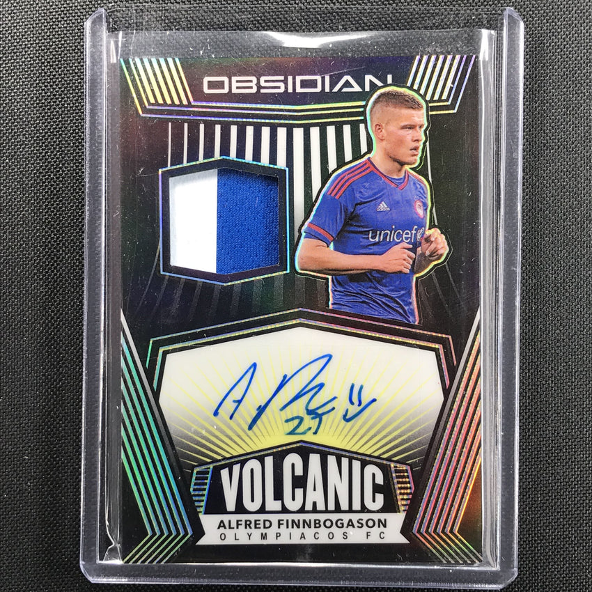 2020-21 Obsidian Alfred Finnbogason Volcanic Patch Auto Yellow 3/10
