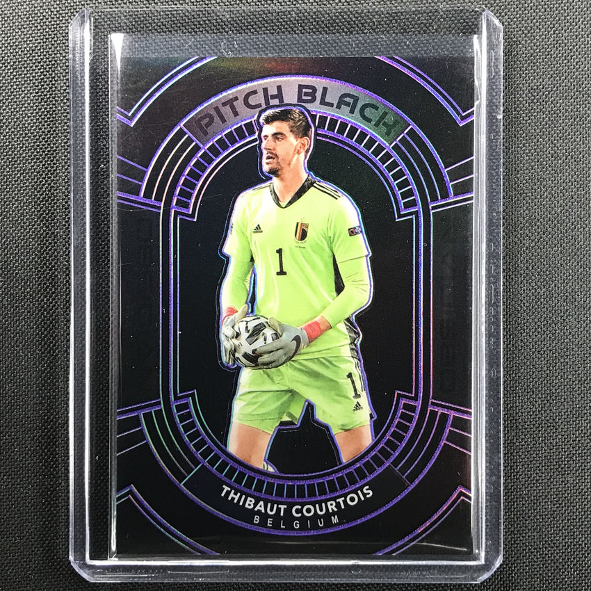 2020-21 Obsidian THIBAUT COURTOIS Pitch Black Purple 35/60