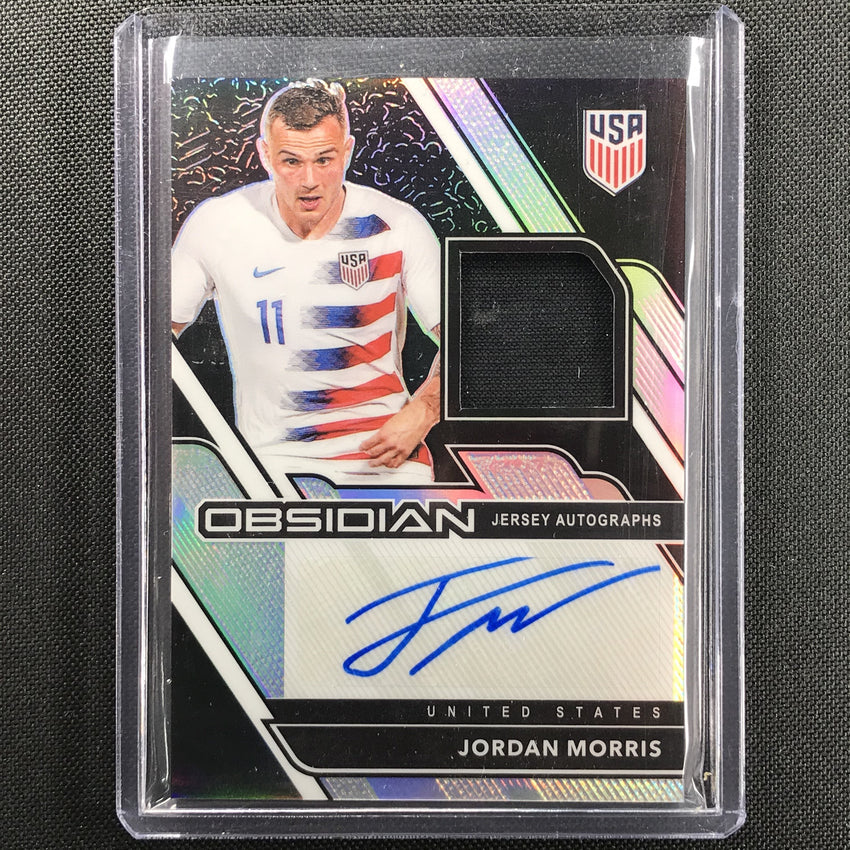 2020-21 Obsidian Jordan Morris Jersey Auto 45/149
