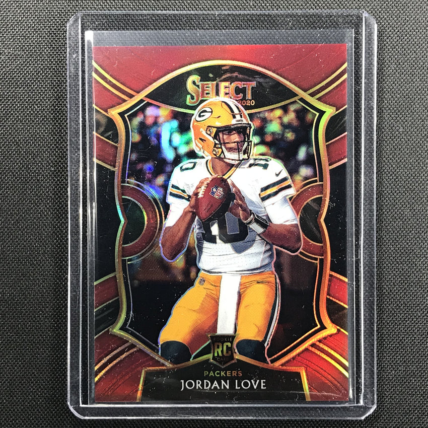 2020 Select Jordan Love Rookie Concourse Maroon Red 95/149