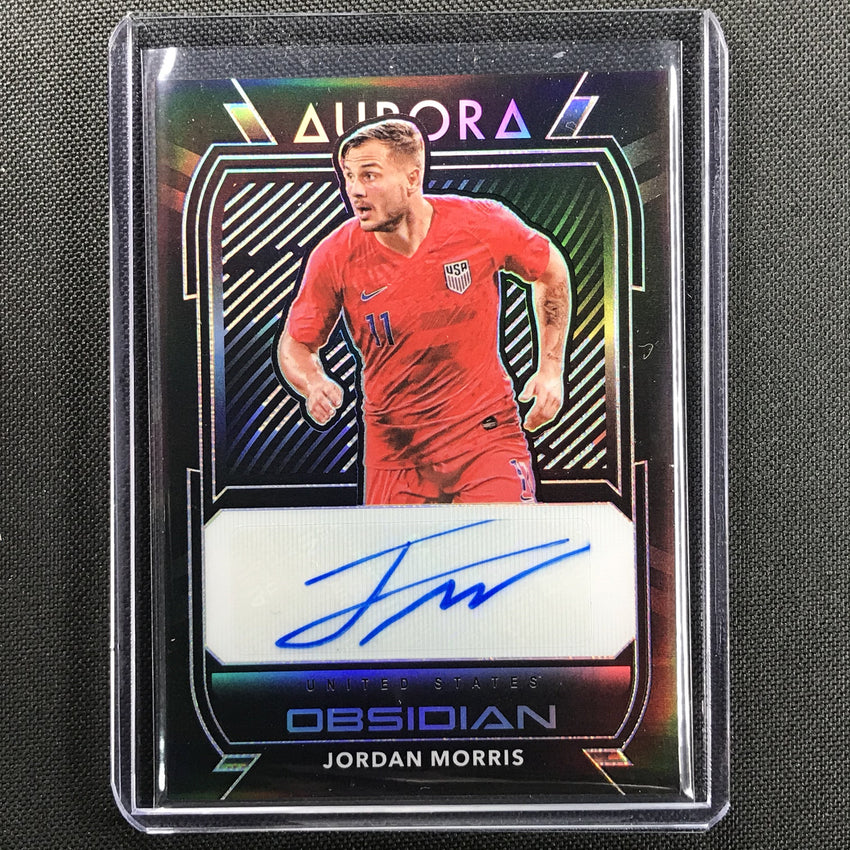 2020-21 Obsidian Jordan Morris Aurora Auto 89/149