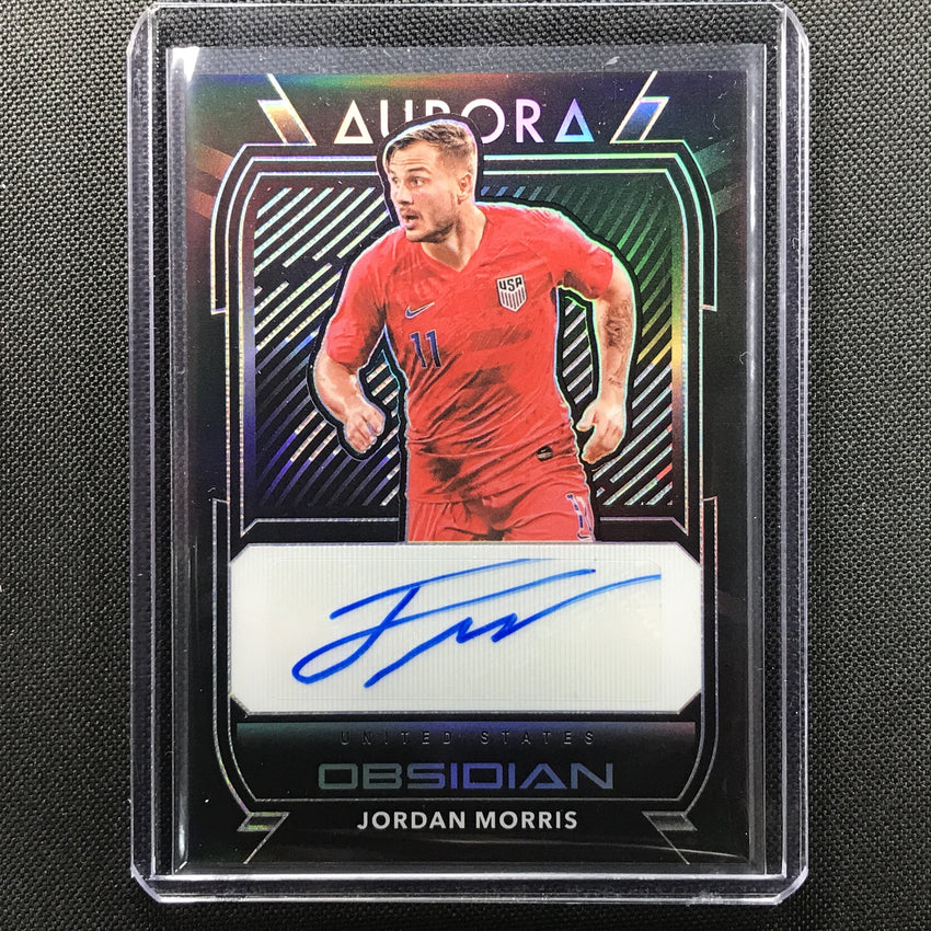 2020-21 Obsidian Jordan Morris Aurora Auto 67/149