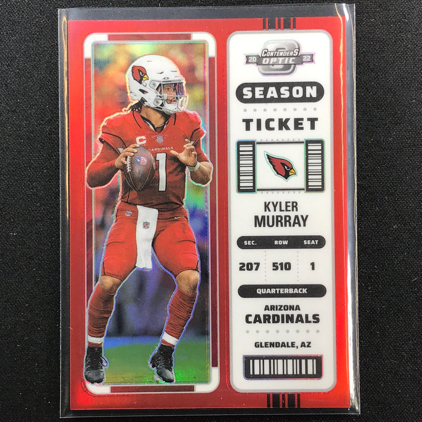 2022 Contenders Optic Kyler Murray Season Ticket Red 76/175
