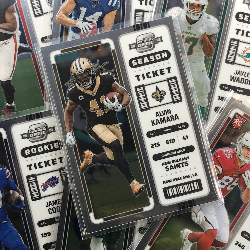 2022 Contenders Optic MAC JONES Season Ticket Base #50