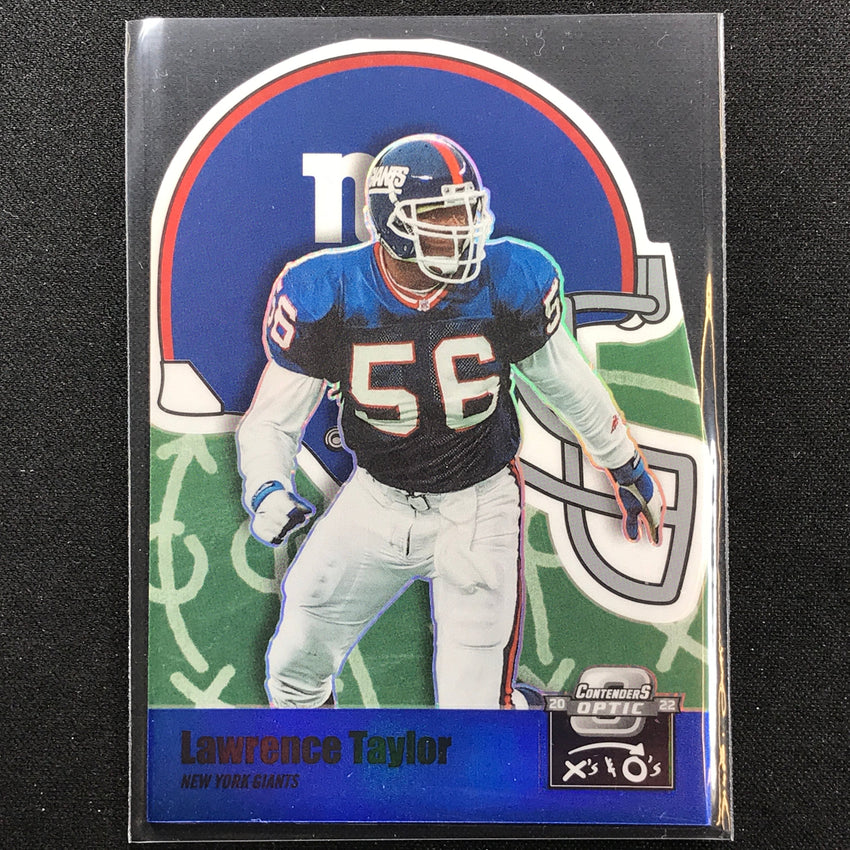 2022 Contenders Optic Lawrence Taylor Xs And Os Die-cut Blue 27/99