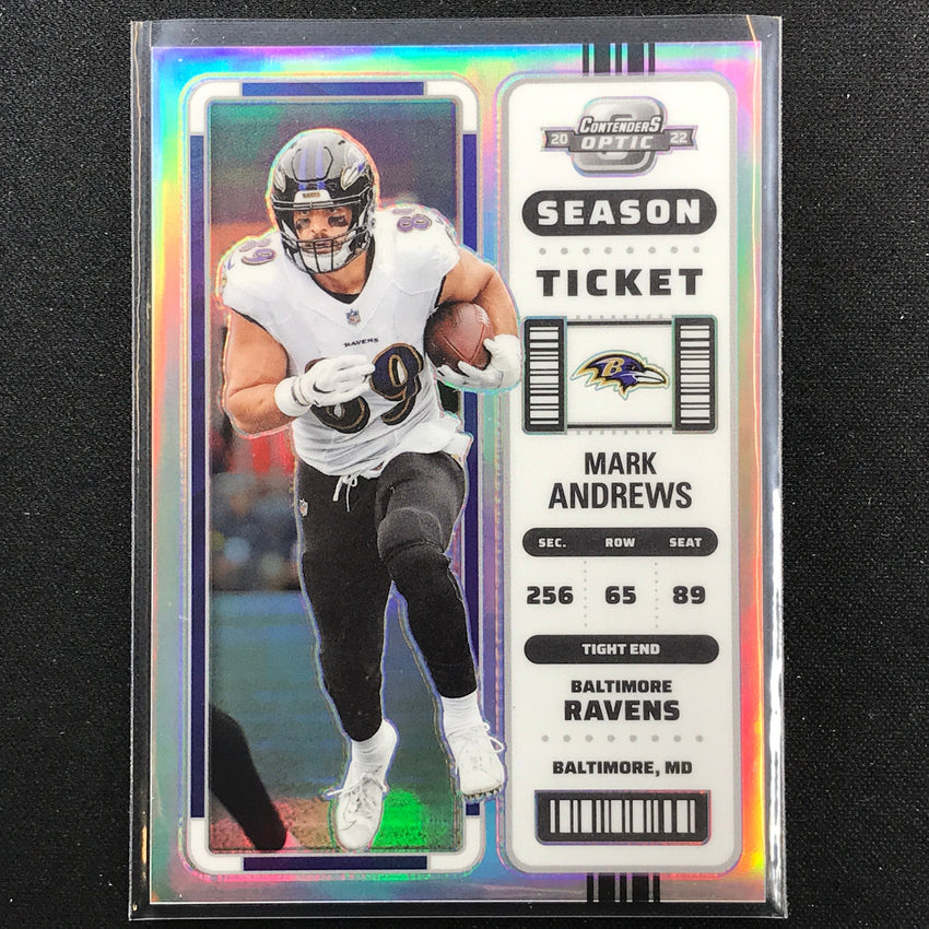 2022 Contenders Optic MARK ANDREWS Season Ticket Silver Prizm #3