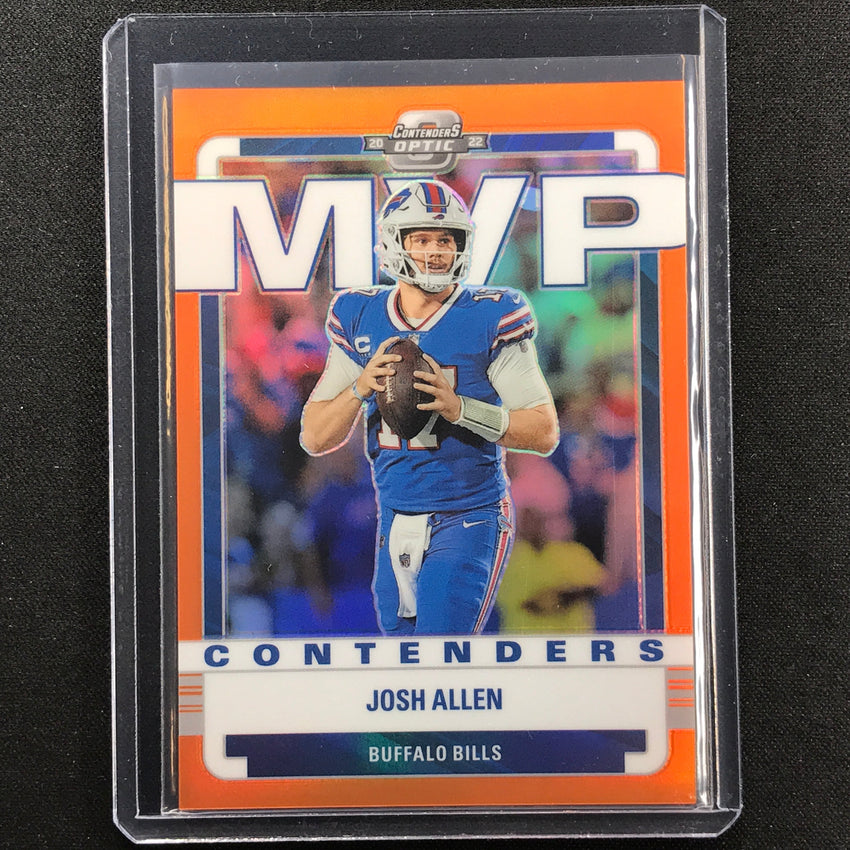 2022 Contenders Optic Josh Allen Mvp Contenders Orange 37/50