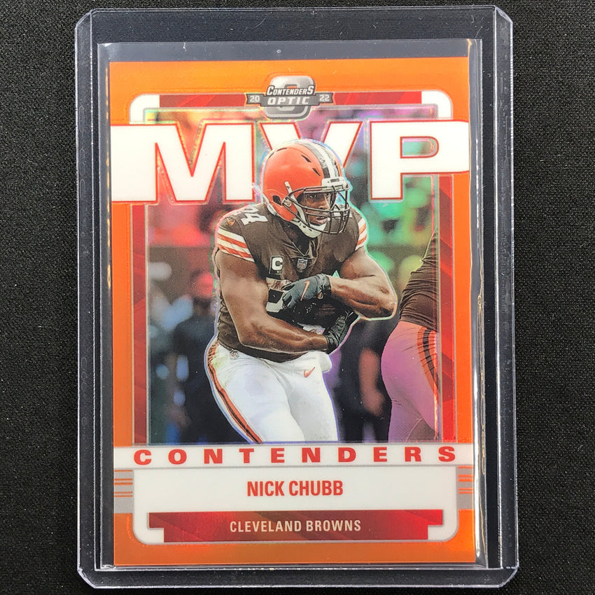 2022 Contenders Optic Nick Chubb Mvp Contenders Orange 15/50