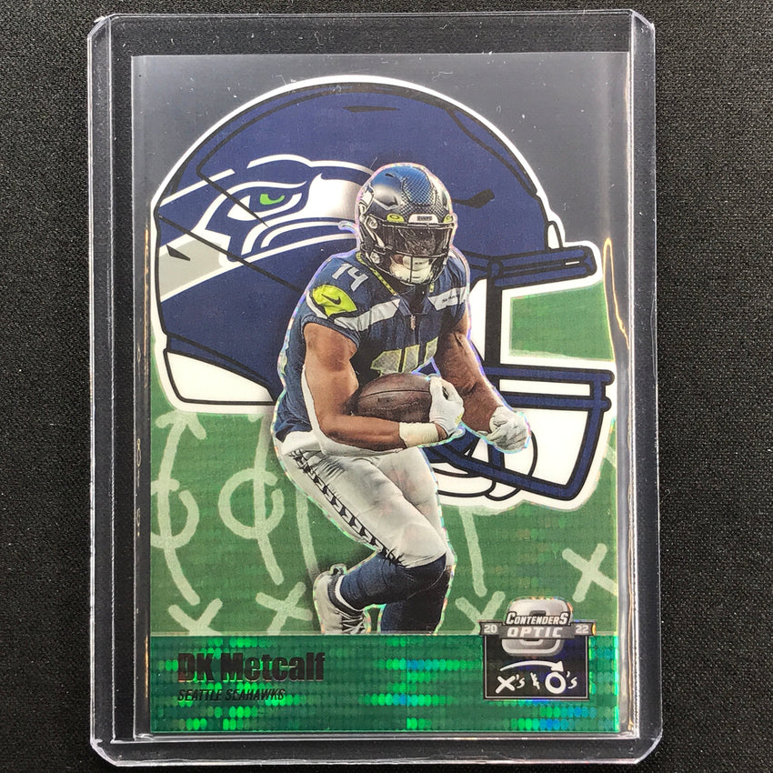 2022 Contenders Optic Dk Metcalf Xs And Os Die-cut Green Pulsar 25/30