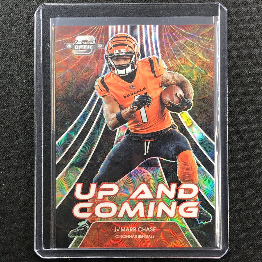 2022 Contenders Optic Jamarr Chase Up And Coming Black Scope 10/25