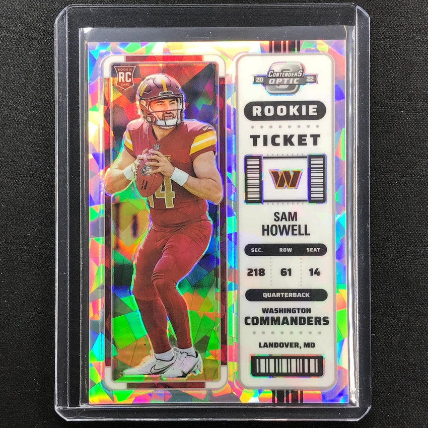 2022 Contenders Optic Sam Howell Rookie Ticket Cracked Ice 7/22