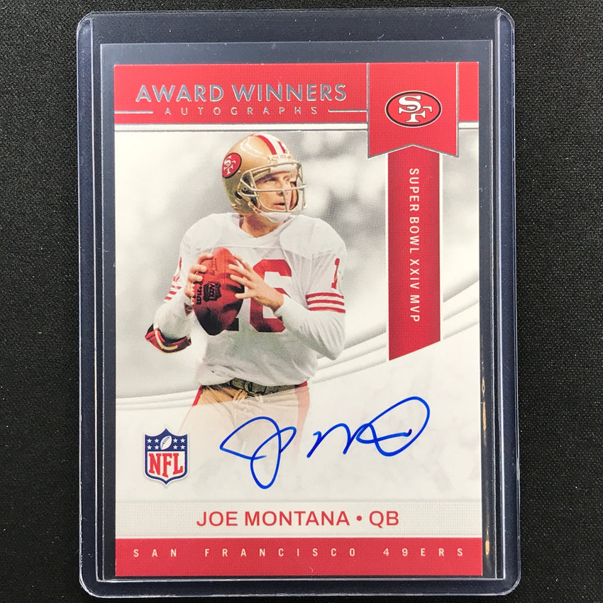 2022 Contenders Optic Joe Montana Award Winners Auto Super Bowl Xix Mvp No Jm