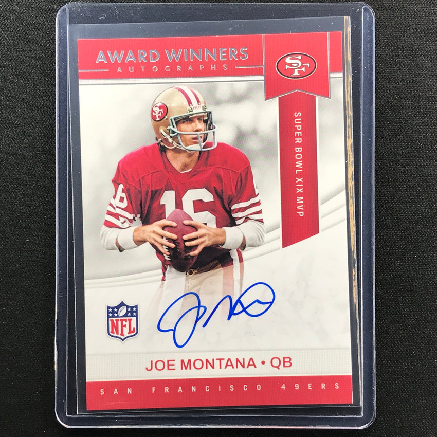 2022 Contenders Optic Joe Montana Award Winners Auto Super Bowl Xix Mvp No Jm2