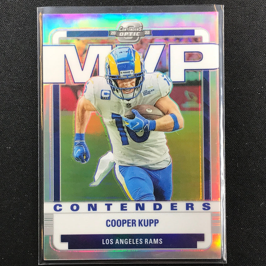 2022 Contenders Optic COOPER KUPP MVP Contenders Silver Prizm #18