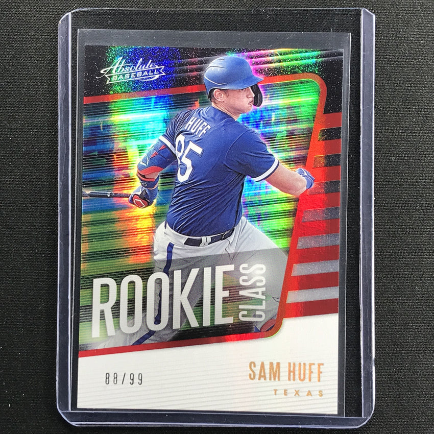 2021 Absolute Sam Huff Rookie Class Spectrum Red 88/99