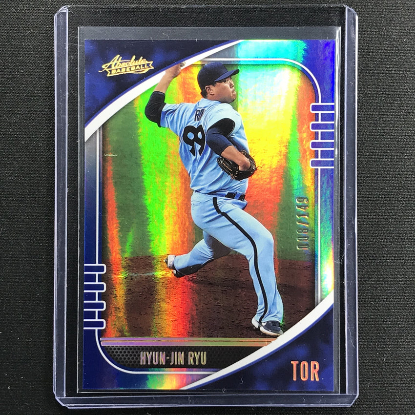 2021 Absolute Hyun-jin Ryu Base Spectrum Blue 8/149