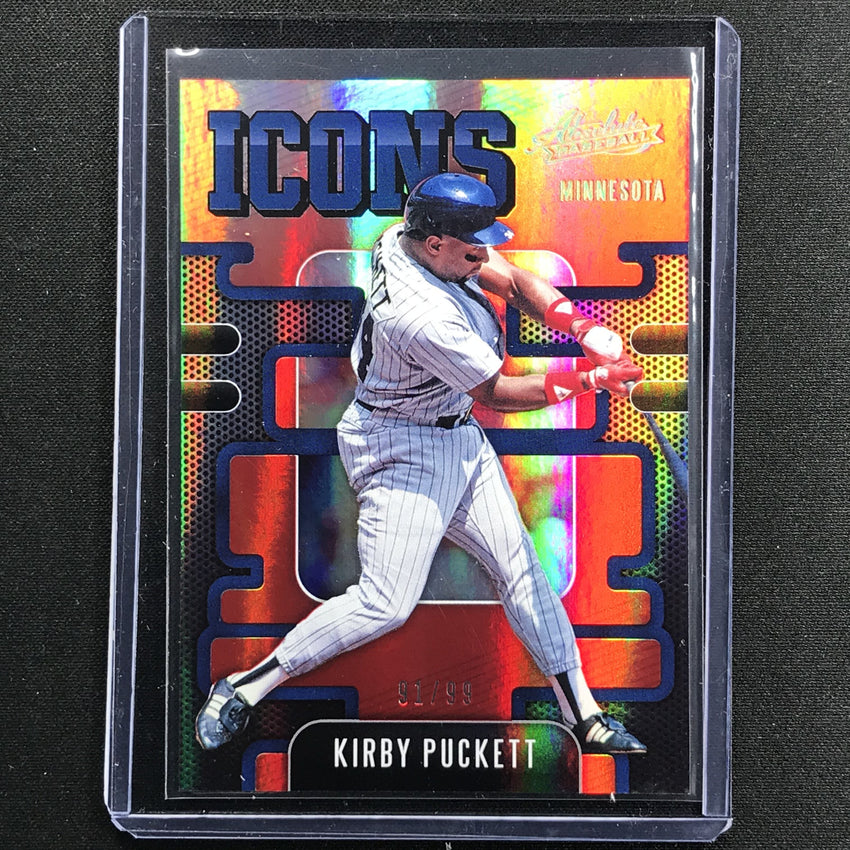 2021 Absolute Kirby Puckett Icons Spectrum Red 91/99