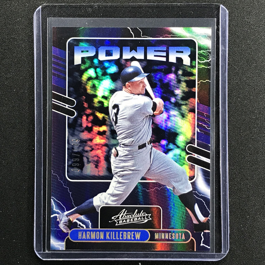 2021 Absolute Harmon Killebrew Power Spectrum Blue 99/149