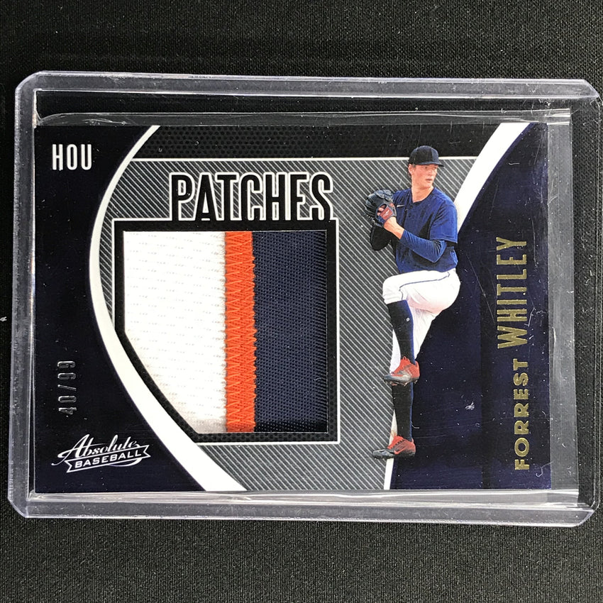 2021 Absolute Forrest Whitley Patches Jersey 40/99