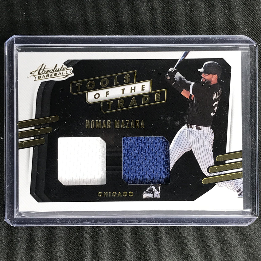2021 Absolute Nomar Mazara Tools Of The Trade 2 Swatch Dual Jersey No Nm