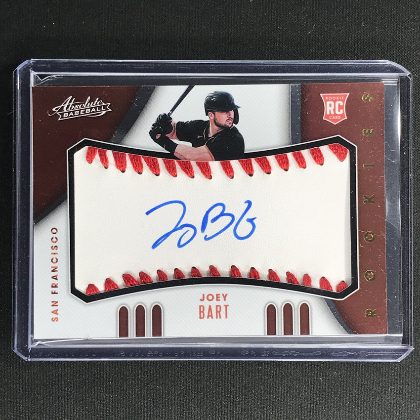 2021 Absolute Joey Bart Rookie Baseball Material Signatures Auto 29/99