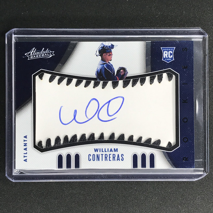 2021 Absolute William Contreras Rookie Baseball Material Auto Black 55/60