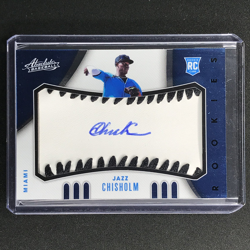 2021 Absolute Jazz Chisholm Rookie Baseball Material Signatures Auto Black 32/60