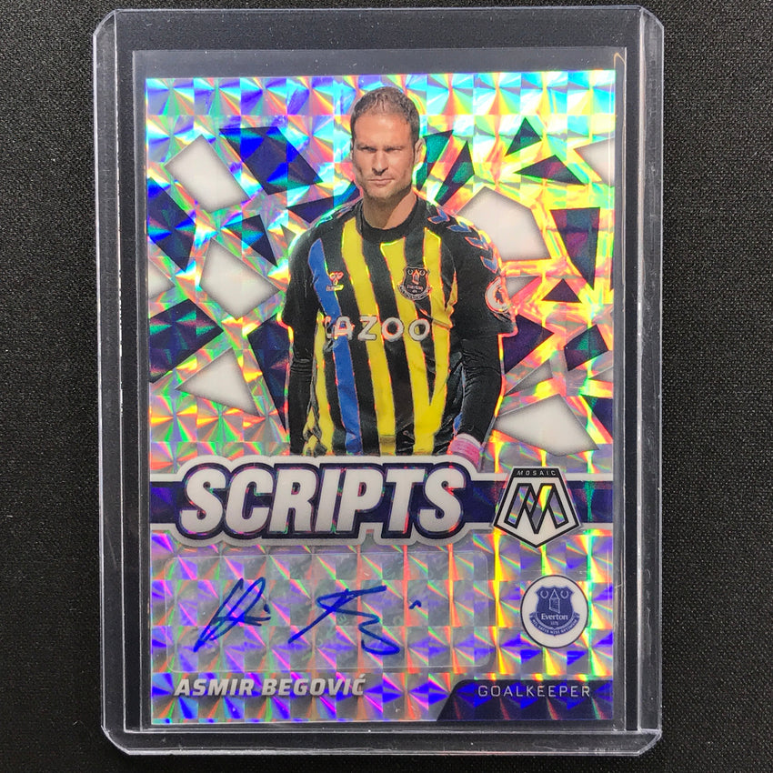 2021-22 Mosaic EPL ASMIR BEGOVIC Scripts Auto #ABG