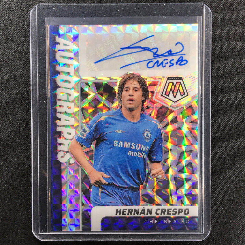 2021-22 Mosaic Epl Hernan Crespo Autographs No Hc