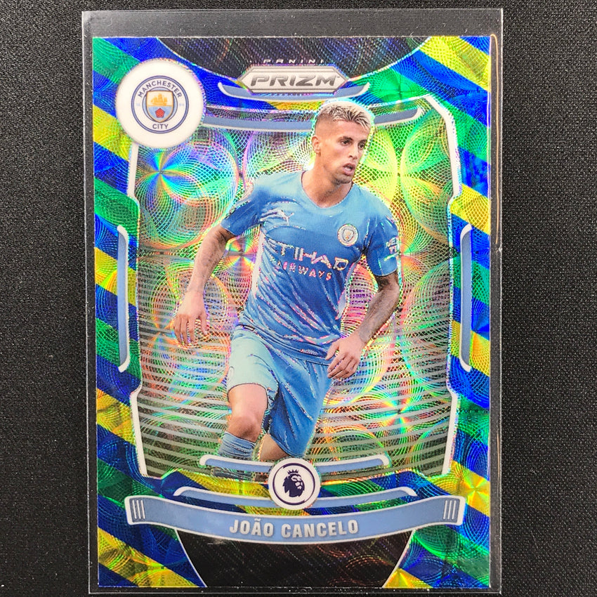 2021-22 Prizm EPL JOAO CANCELO Choice Blue Yellow Green Scope #5