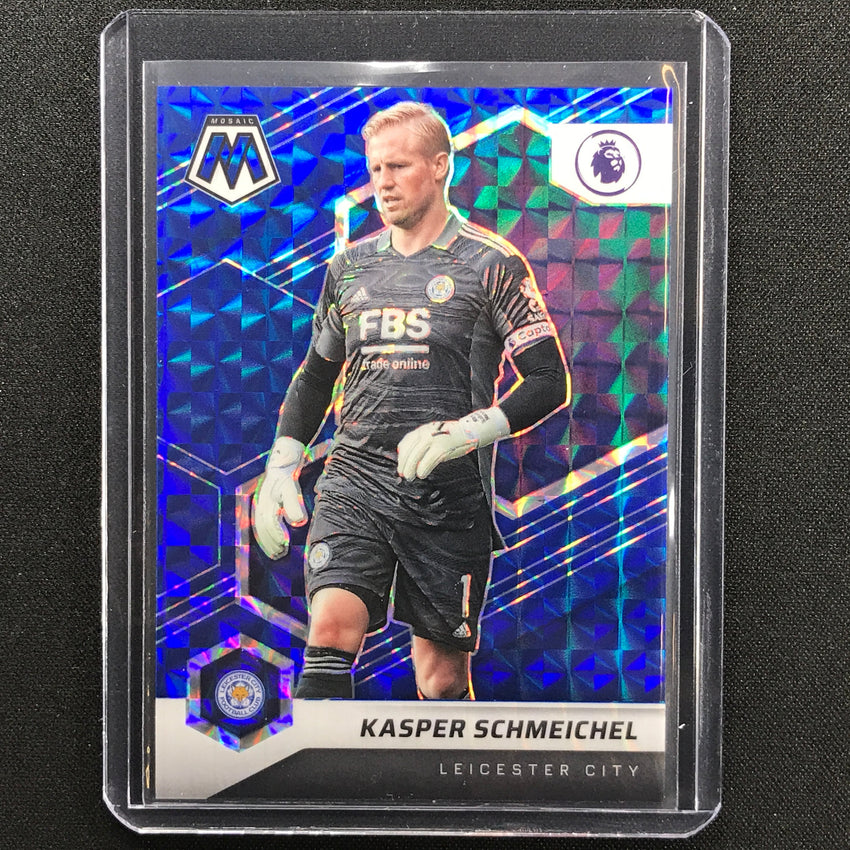 2021-22 Mosaic Epl Kasper Schmeichel Blue 7/99