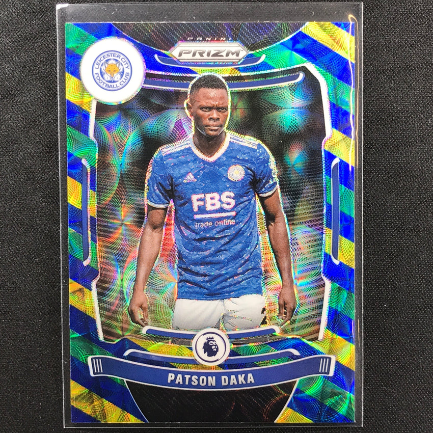 2021-22 Prizm EPL PATSON DAKA Choice Blue Yellow Green Scope #27