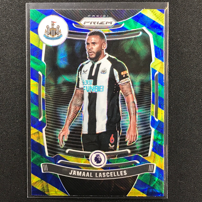 2021-22 Prizm EPL JAMAAL LASCELLES Choice Blue Yellow Green Scope #33
