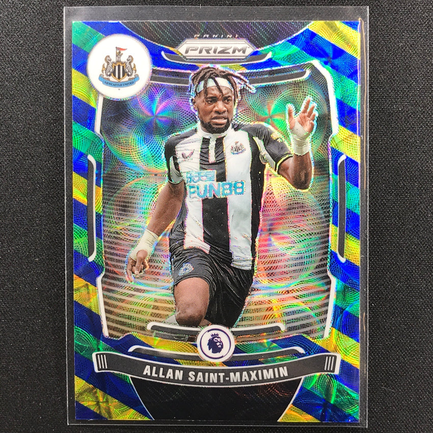 2021-22 Prizm EPL ALLAN SAINT-MAXIMIN Choice Blue Yellow Green Scope #40