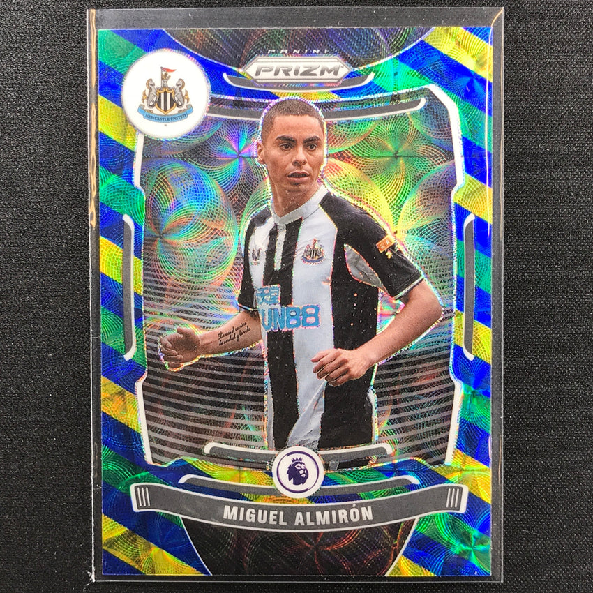2021-22 Prizm EPL MIGUEL ALMIRON Choice Blue Yellow Green Scope #42