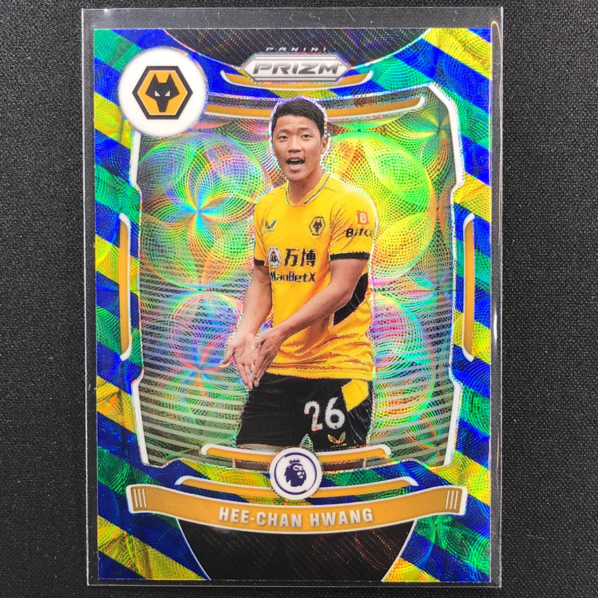 2021-22 Prizm EPL HEE-CHAN HWANG Choice Blue Yellow Green Scope #57