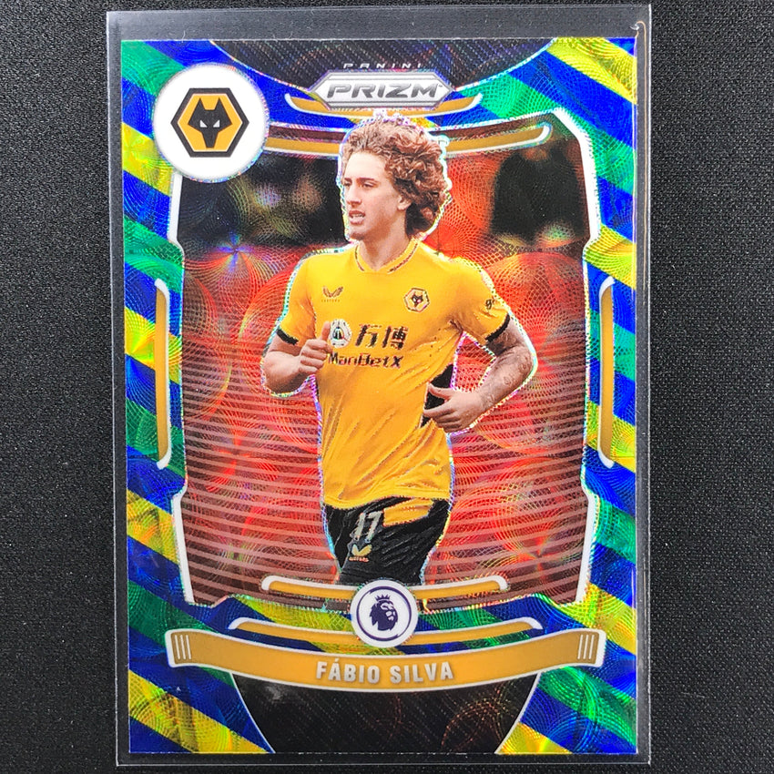 2021-22 Prizm EPL FABIO SILVA Choice Blue Yellow Green Scope #58