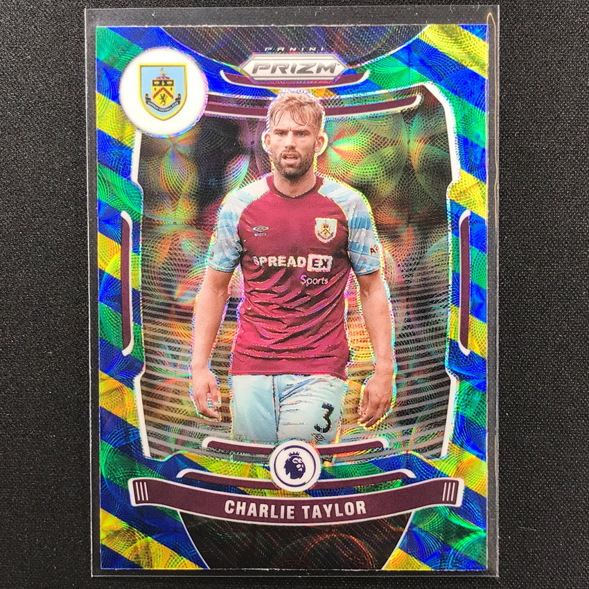 2021-22 Prizm EPL CHARLIE TAYLOR Choice Blue Yellow Green Scope #64