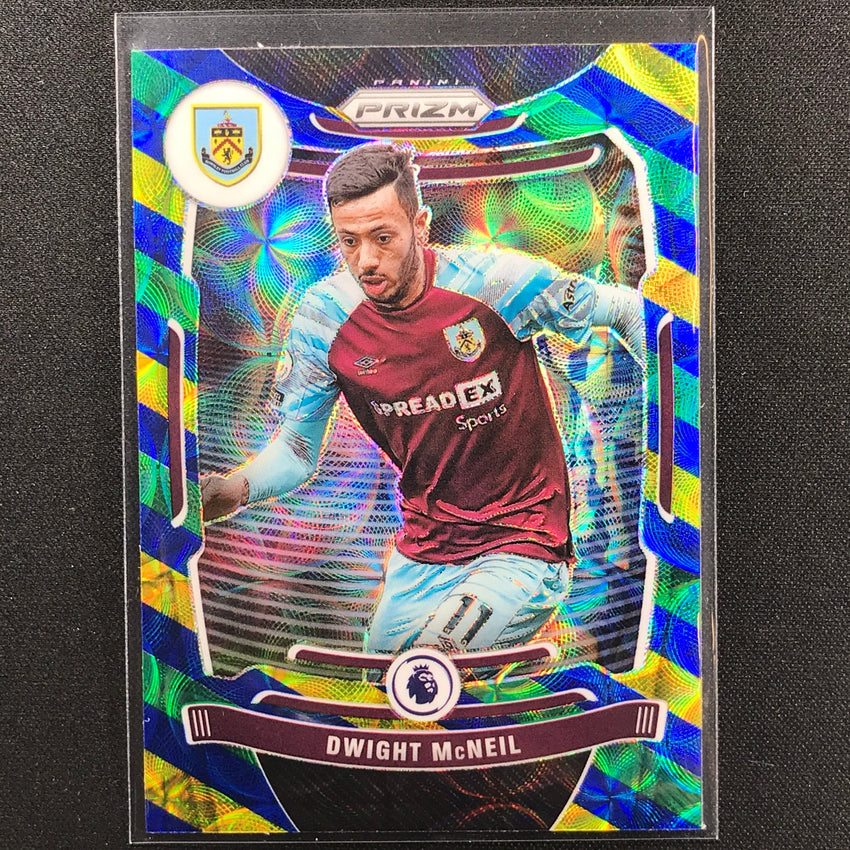 2021-22 Prizm EPL DWIGHT MCNEIL Choice Blue Yellow Green Scope #67