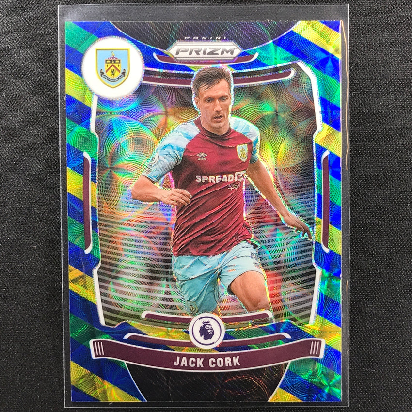 2021-22 Prizm EPL JACK CORK Choice Blue Yellow Green Scope #71